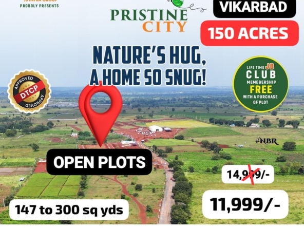 Open Plots in Vikarabad District, Vikarabad (Urban) for sale