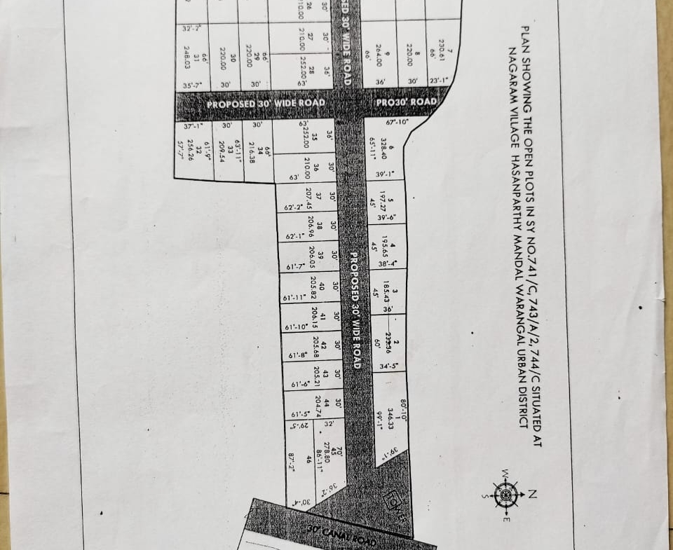 Open Plots in Hanamkonda District, Hasanparthy for sale