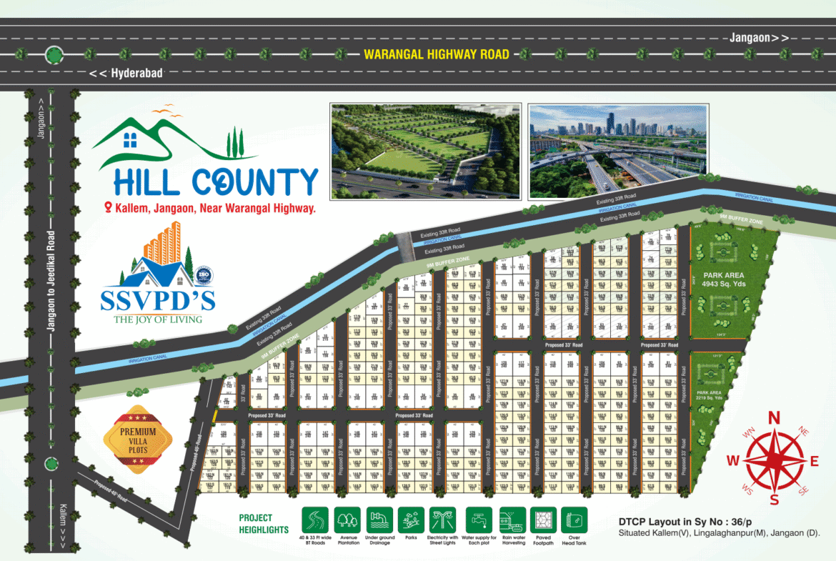 Open Plots in Jangoan District, Lingala Ghanpur for sale