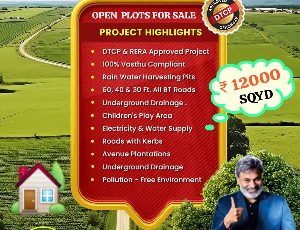 Open Plots in Vikarabad District, Vikarabad (Urban) for sale