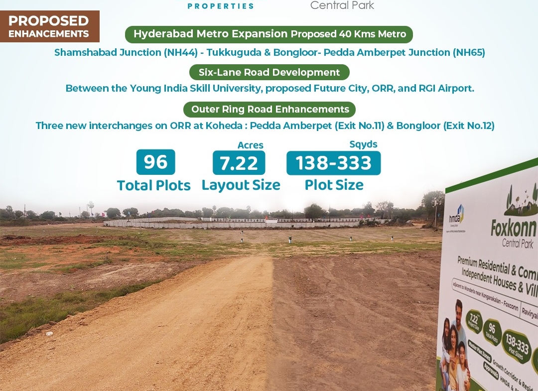 Open Plots in Ranga Reddy (hmda zone), Maheshwaram for sale