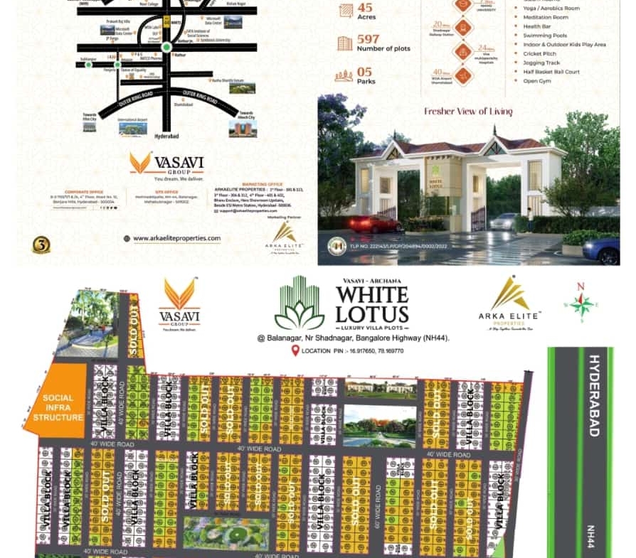 Open Plots in Ranga Reddy District, Shadnagar for sale