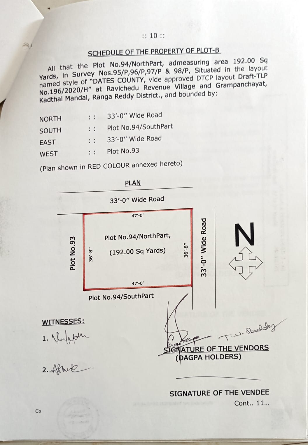 Open Plots in Ranga Reddy District, Kadthal for sale