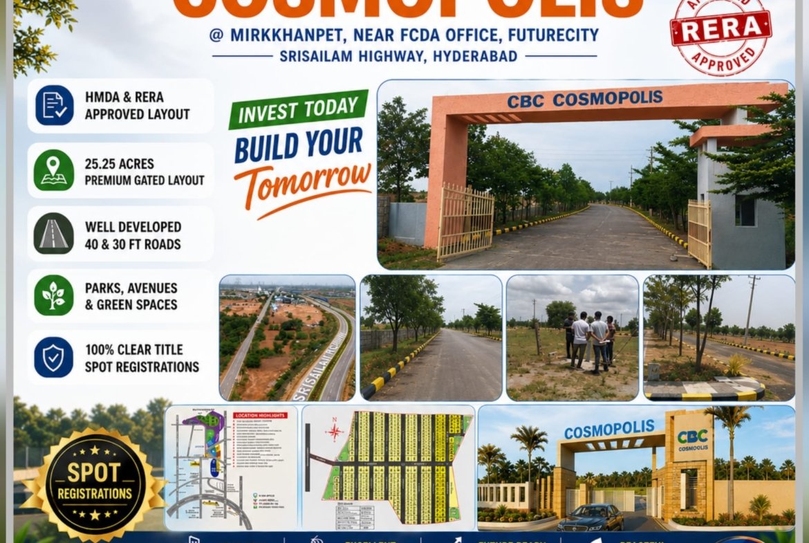 Open Plots in Ranga Reddy (hmda zone), Kandukur for sale